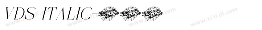 VDS Italic字体转换